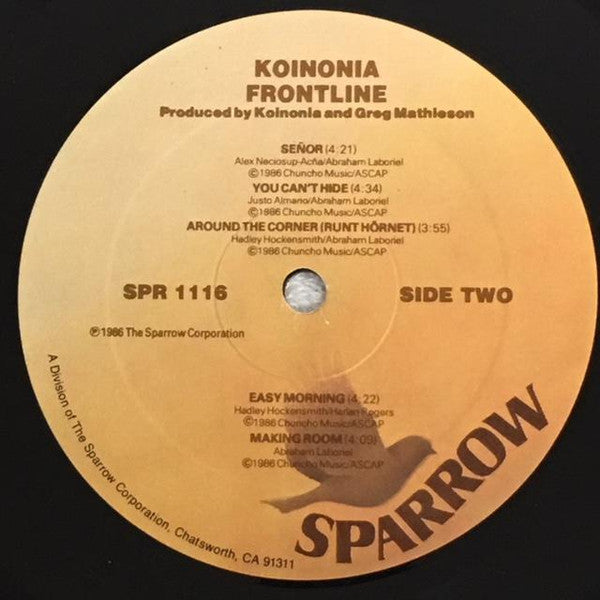 Koinonia : Frontline (LP, Album)