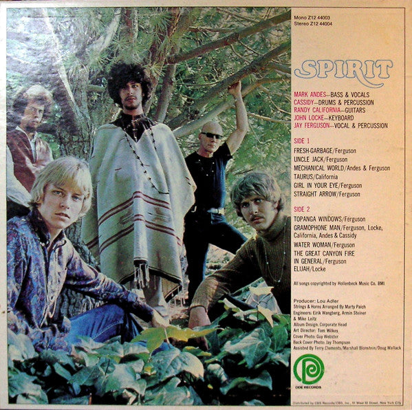 Spirit (8) : Spirit (LP, Album, San)