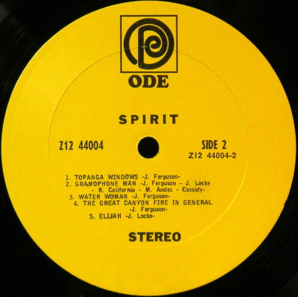 Spirit (8) : Spirit (LP, Album, San)