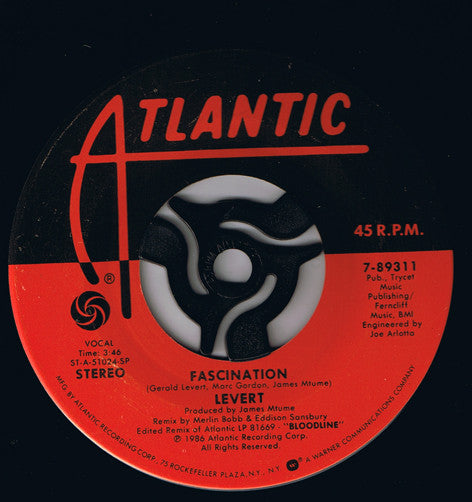 Levert : Fascination (7", Single)