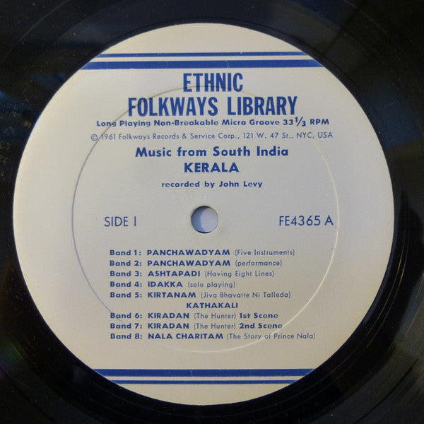 Various : Music From South India - Kerala (LP)