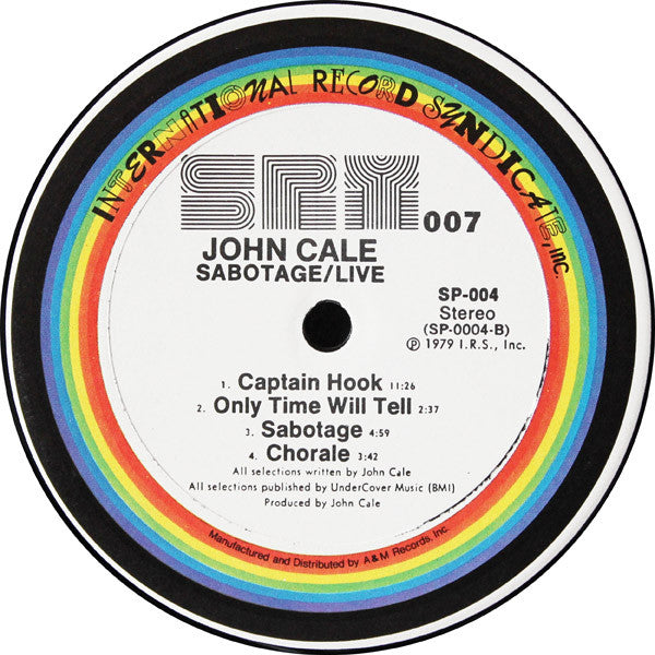 John Cale : Sabotage/Live (LP, Album, Ter)