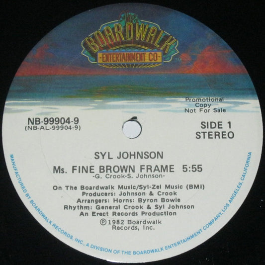 Syl Johnson : Ms. Fine Brown Frame (12", Promo)