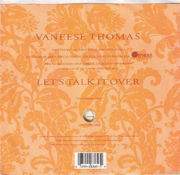 Vaneese Thomas : Let's Talk It Over (7", Single)