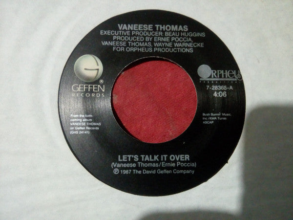 Vaneese Thomas : Let's Talk It Over (7", Single)