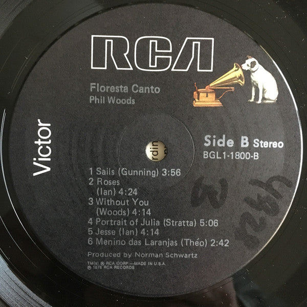 Phil Woods With Chris Gunning And Orchestra* : Floresta Canto (LP, Album)