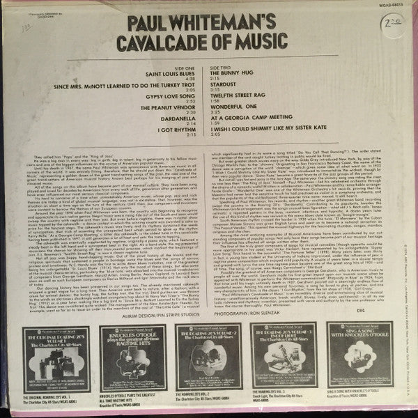 Paul Whiteman : Cavalcade Of Music (LP, RE)
