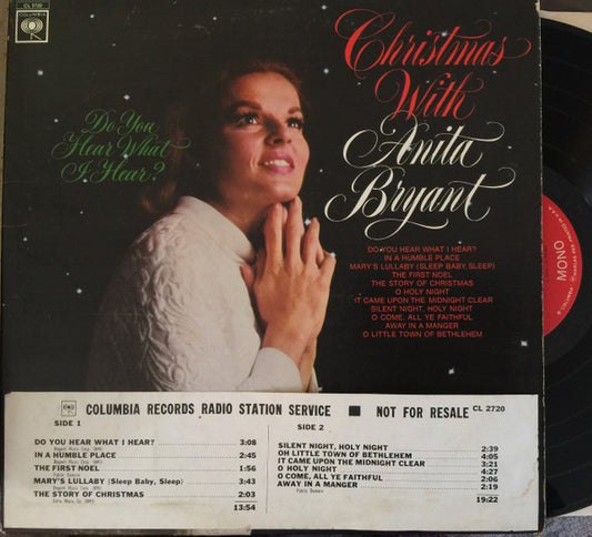 Anita Bryant : Do You Hear What I Hear? Christmas With Anita Bryant (LP, Album, Mono)