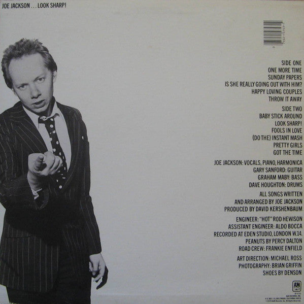 Joe Jackson : Look Sharp! (LP, Album, Pit)