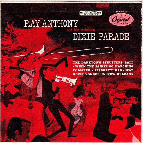 Ray Anthony & His Orchestra : Dixie Parade (7", EP)