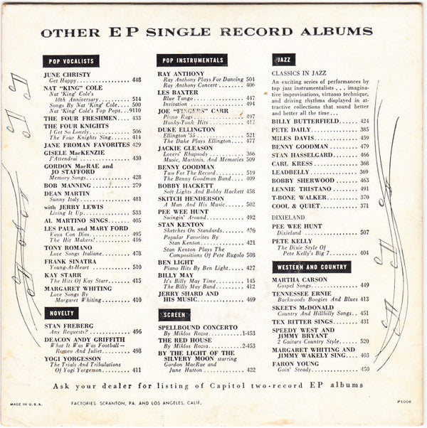 Ray Anthony & His Orchestra : Dixie Parade (7", EP)