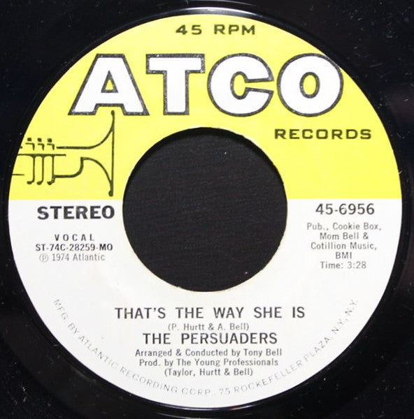 The Persuaders : Best Thing That Ever Happened To Me / That's The Way She Is (7", Single, Styrene, Mon)