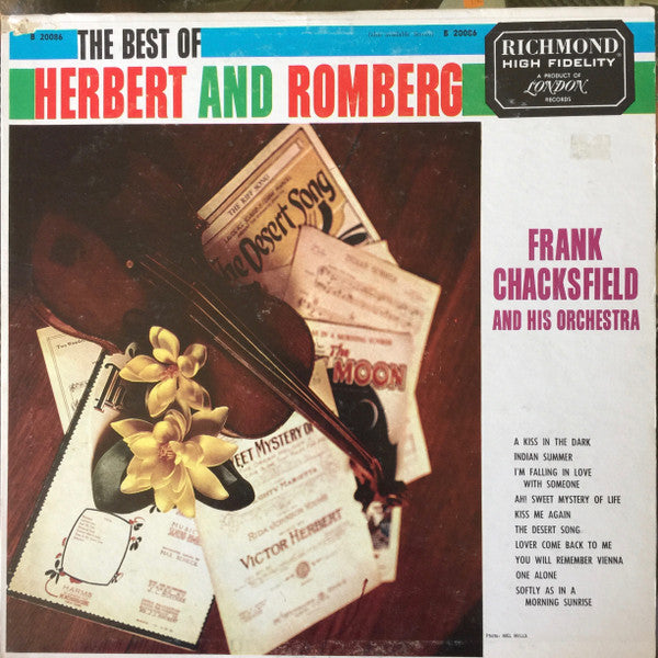 Frank Chacksfield & His Orchestra : The Best Of Herbert And Romberg (LP, Mono)