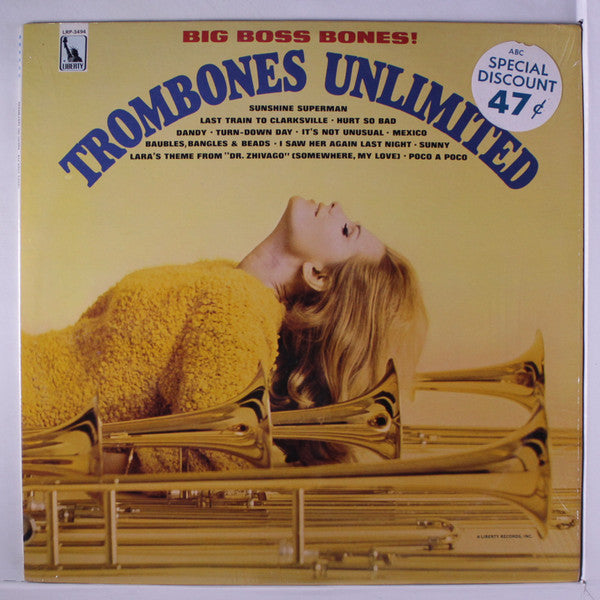 Trombones Unlimited : Big Boss Bones (LP, Album, Mono)