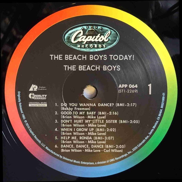 THE BEACH BOYS TODAY! LP USオリジナル　シュリンク The Beach Boys – The Beach Boys Today! – Vinyl (LP, Album