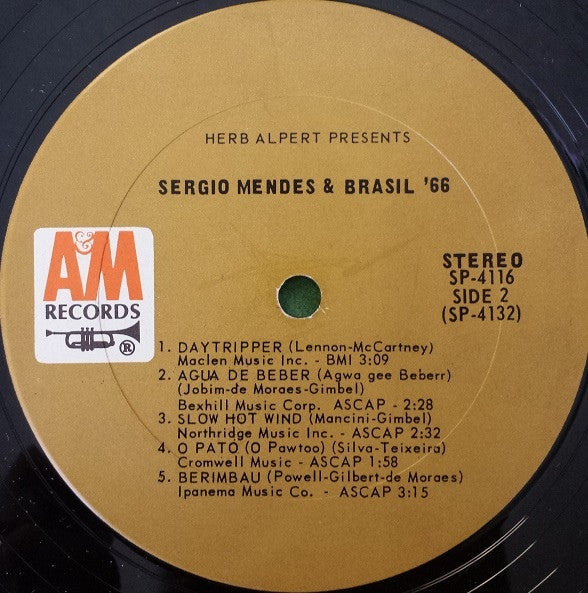 Sérgio Mendes & Brasil '66 : Herb Alpert Presents Sergio Mendes & Brasil '66 (LP, Album)