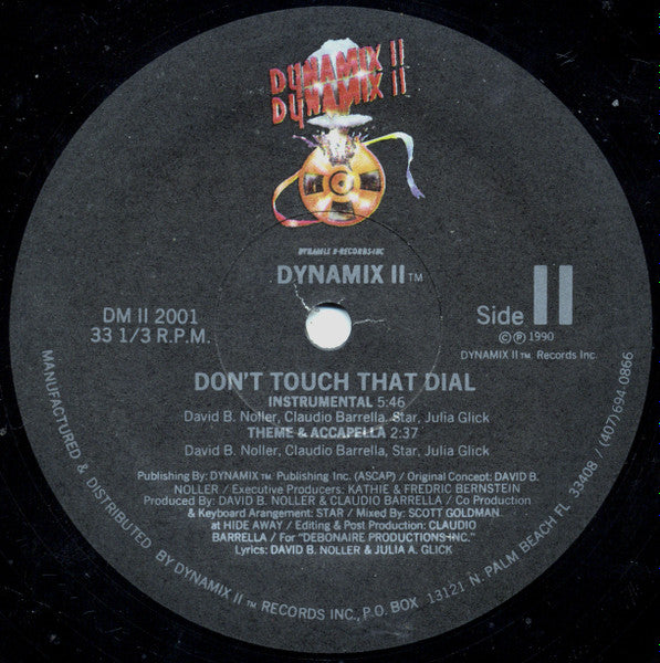 Dynamix II : Don't Touch That Dial (12")