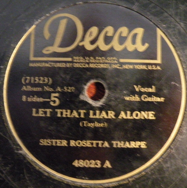 Sister Rosetta Tharpe : Gospel Songs (4xShellac, 10", Album)