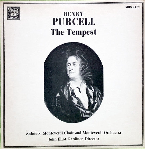 Henry Purcell /  John Eliot Gardiner, Monteverdi Choir* & Monteverdi Orchestra* : The Tempest (LP, RE)