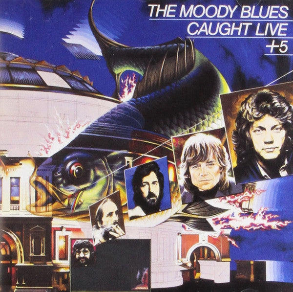 The Moody Blues : Caught Live +5 (2xLP, Album, Bes)