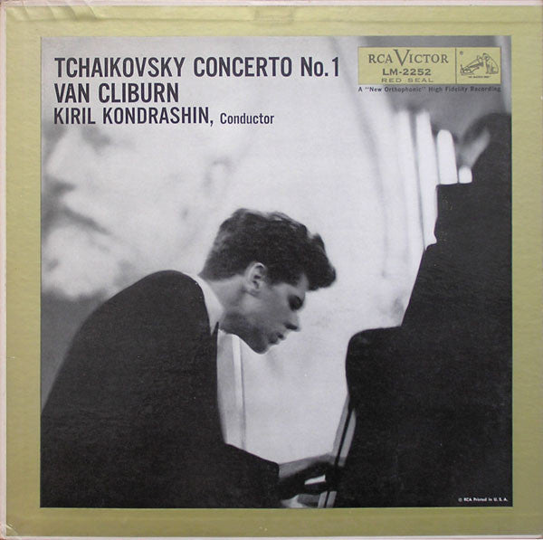 Tchaikovsky*, Van Cliburn, Kiril Kondrashin : Concerto No. 1 (LP, Album, Mono, RP, Ind)