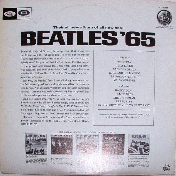 The Beatles : Beatles '65 (LP, Album, RE, Jac)