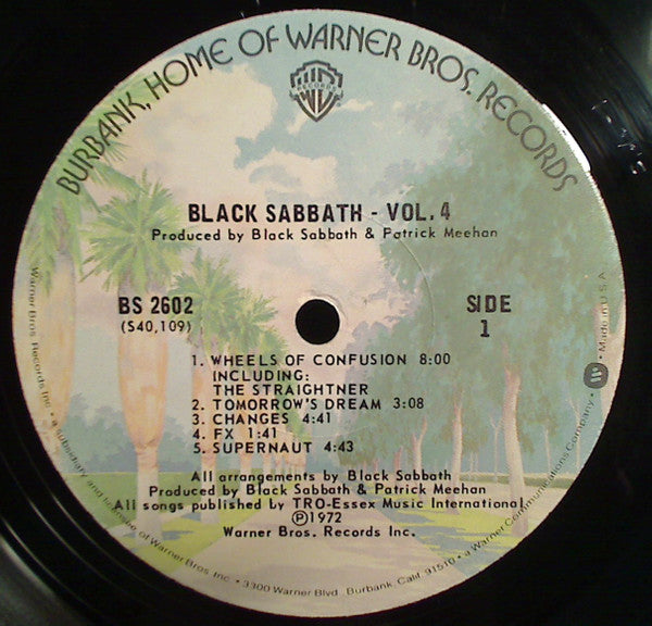 Black Sabbath : Black Sabbath - Vol. 4 (LP, Album, RE, Jac)