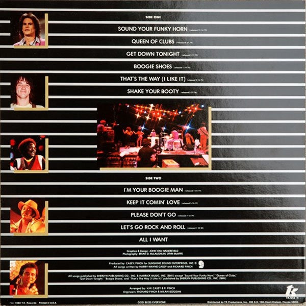 KC & The Sunshine Band : Greatest Hits (LP, Comp)