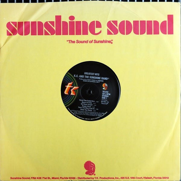 KC & The Sunshine Band : Greatest Hits (LP, Comp)
