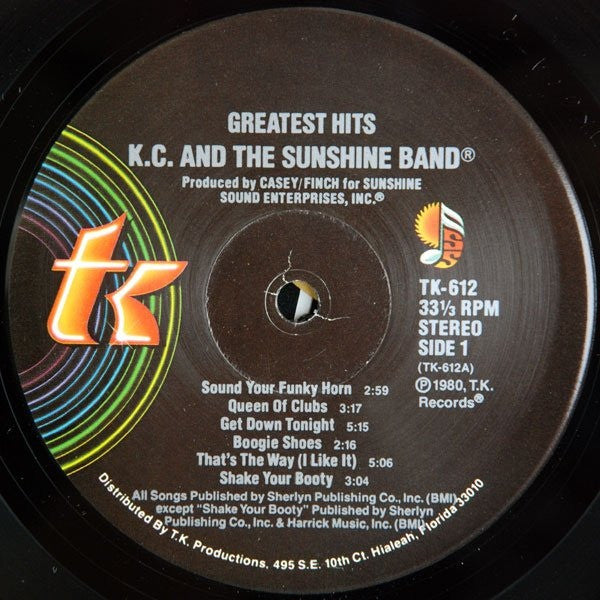 KC & The Sunshine Band : Greatest Hits (LP, Comp)