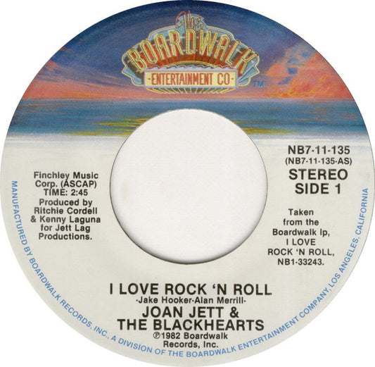 Joan Jett & The Blackhearts : I Love Rock 'N Roll (7", Single)