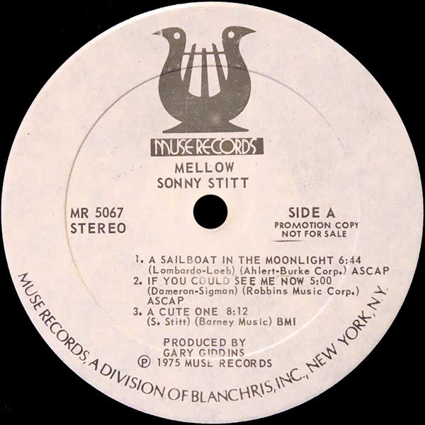 Sonny Stitt : Mellow (LP, Promo, W/Lbl)