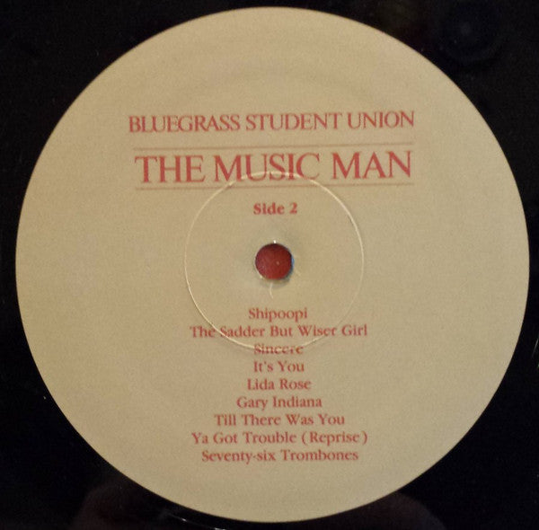 Bluegrass Student Union : The Music Man (LP, Album)