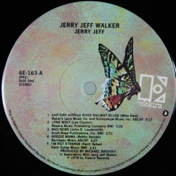 Jerry Jeff Walker : Jerry Jeff (LP, Album, PRC)
