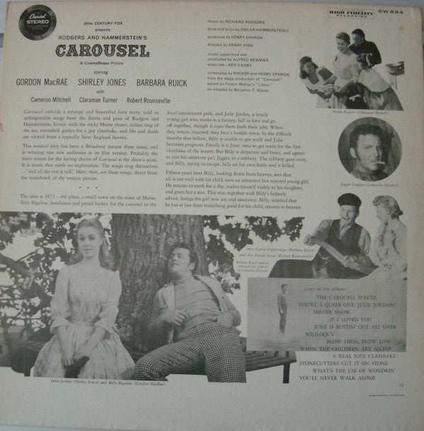 Rodgers & Hammerstein : Carousel (LP, Album, RE)