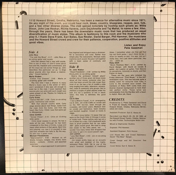 Various : Howard Street Alive! (LP, Comp)