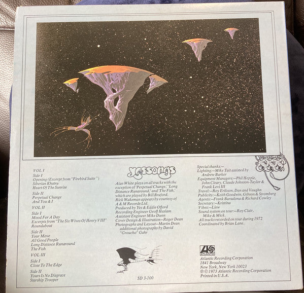 Yes : Yessongs (3xLP, Album)