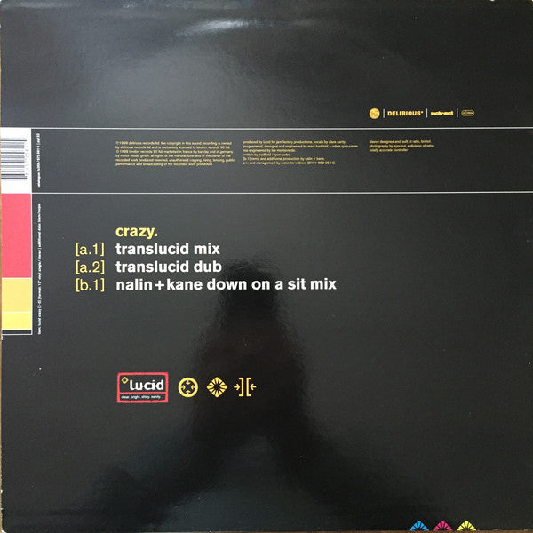 Lucid (45) : Crazy (12", Single)