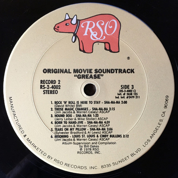 Various : Grease (The Original Soundtrack From The Motion Picture) (2xLP, Album, Pit)