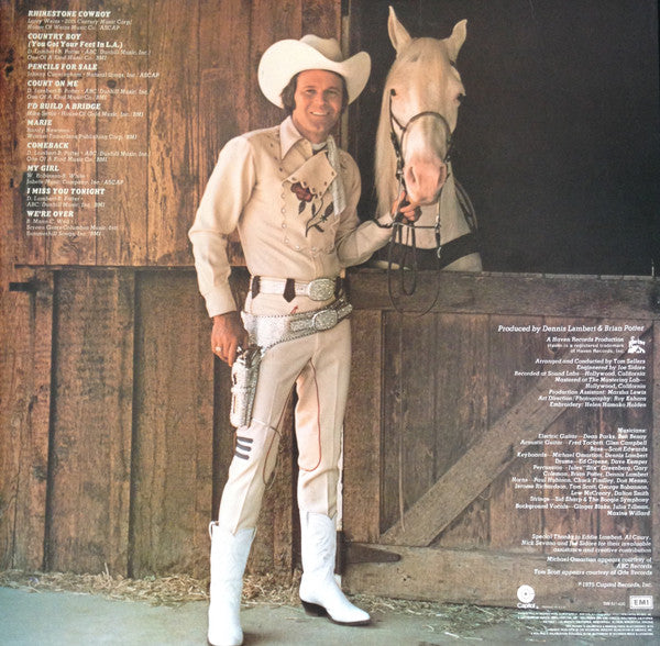 Glen Campbell : Rhinestone Cowboy (LP, Album, Club, San)