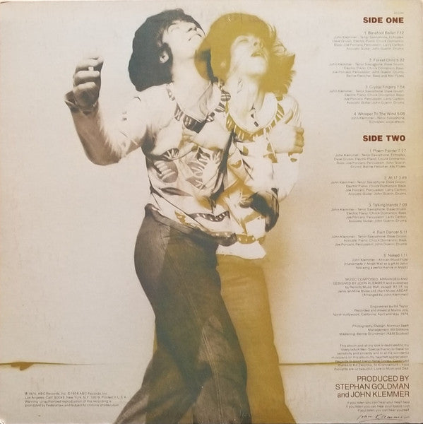 John Klemmer : Barefoot Ballet (LP, Album, San)