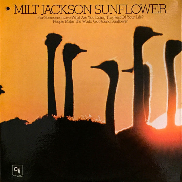 Milt Jackson : Sunflower (LP, Album, Promo, Gat)