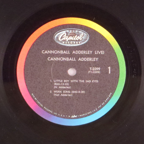 Cannonball Adderley : Live! (LP, Album, Mono)