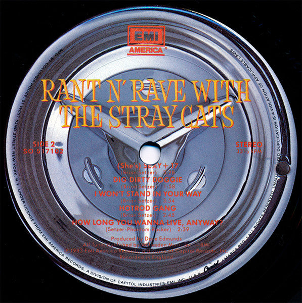 Stray Cats : Rant N' Rave (LP, Album, Club, Une)