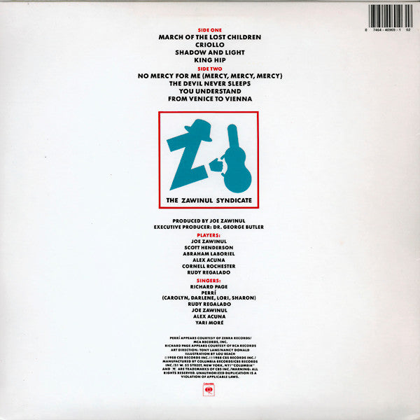 The Zawinul Syndicate : The Immigrants (LP, Album)