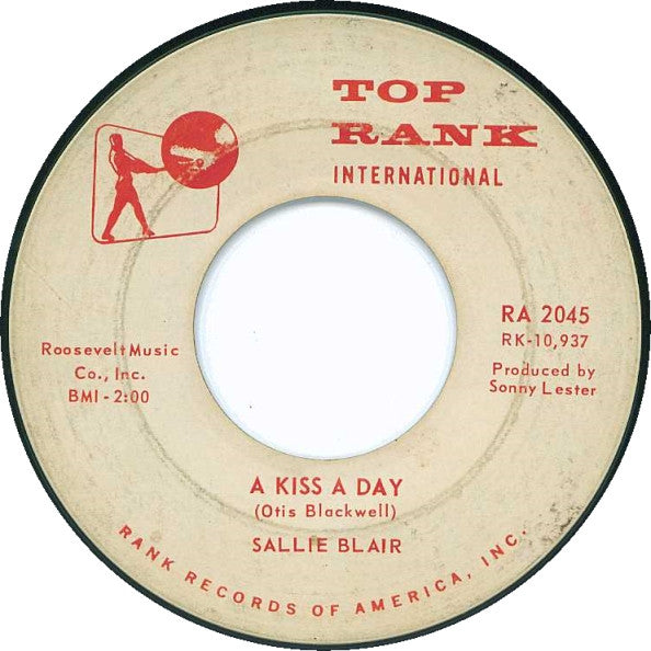 Sallie Blair : It's A Sin To Tell A Lie  /  A Kiss A Day (7", Single, Promo)