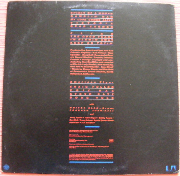 American Flyer : Spirit Of A Woman (LP, Album, Ter)
