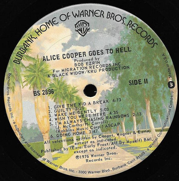 Alice Cooper (2) : Goes To Hell (LP, Album, CSM)