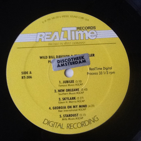 Wild Bill Davison And Eddie Miller (2) : Play Hoagy Carmichael (LP, Album)