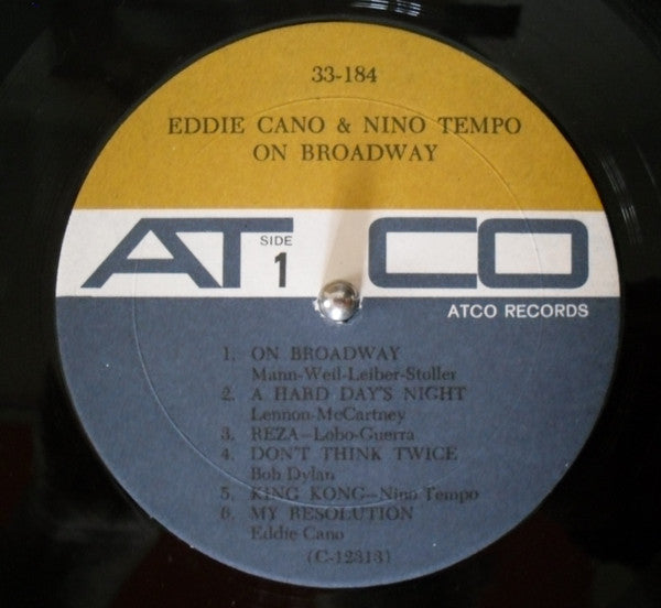 Eddie Cano & Nino Tempo : Eddie Cano & Nino Tempo On Broadway (LP, Album, Mono)